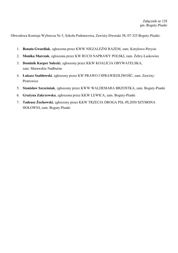Obwodowe Komisje Wyborcze. Wybory samorządowe 2024 [18.03.2024] - zdjęcie #93 - eOstroleka.pl