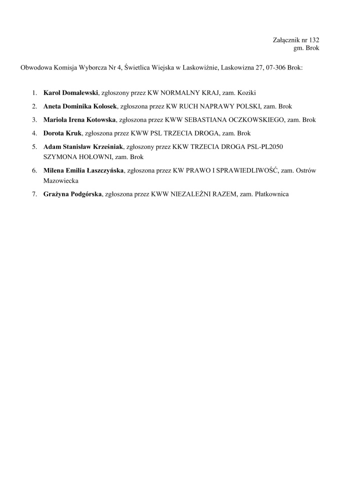 Obwodowe Komisje Wyborcze. Wybory samorządowe 2024 [18.03.2024] - zdjęcie #85 - eOstroleka.pl