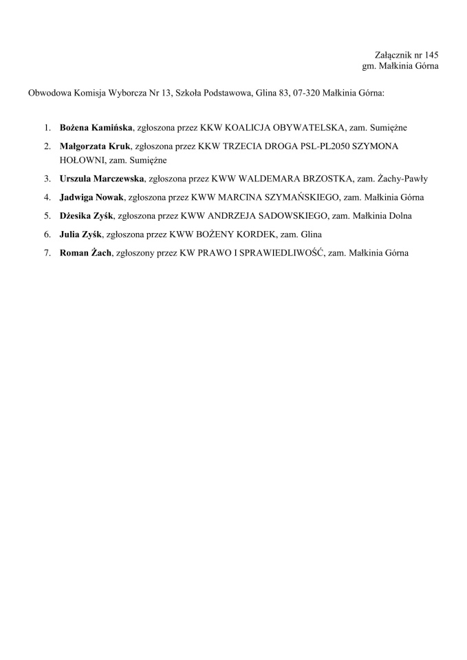 Obwodowe Komisje Wyborcze. Wybory samorządowe 2024 [18.03.2024] - zdjęcie #59 - eOstroleka.pl