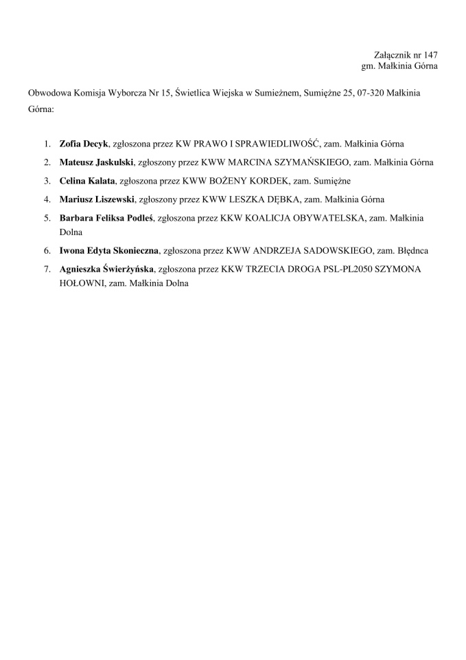 Obwodowe Komisje Wyborcze. Wybory samorządowe 2024 [18.03.2024] - zdjęcie #55 - eOstroleka.pl