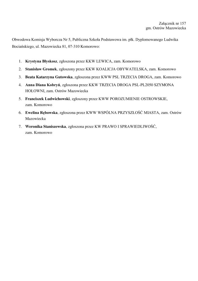 Obwodowe Komisje Wyborcze. Wybory samorządowe 2024 [18.03.2024] - zdjęcie #35 - eOstroleka.pl