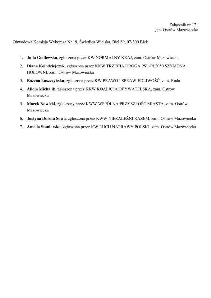 Obwodowe Komisje Wyborcze. Wybory samorządowe 2024 [18.03.2024] - zdjęcie #118 - eOstroleka.pl