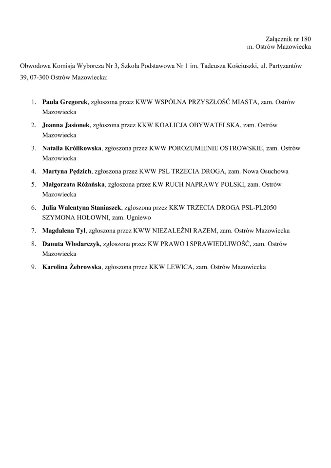 Obwodowe Komisje Wyborcze. Wybory samorządowe 2024 [18.03.2024] - zdjęcie #100 - eOstroleka.pl