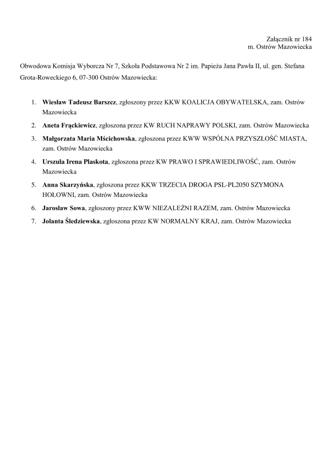 Obwodowe Komisje Wyborcze. Wybory samorządowe 2024 [18.03.2024] - zdjęcie #92 - eOstroleka.pl