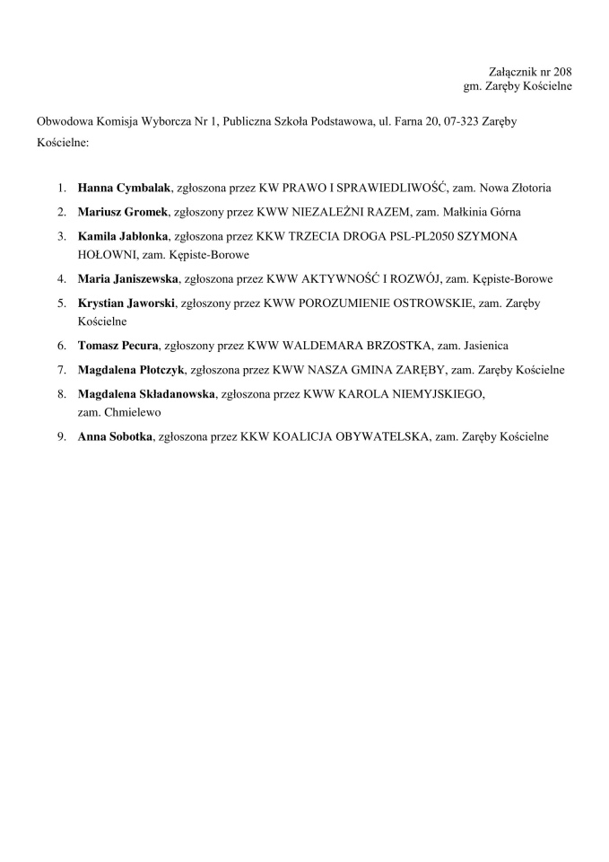 Obwodowe Komisje Wyborcze. Wybory samorządowe 2024 [18.03.2024] - zdjęcie #44 - eOstroleka.pl
