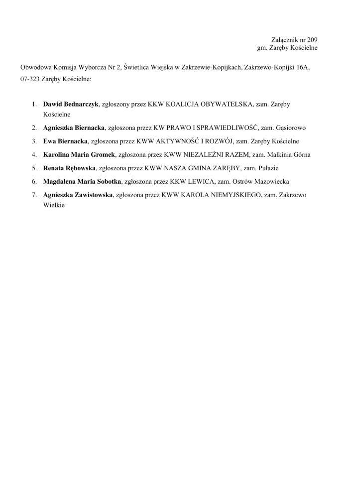 Obwodowe Komisje Wyborcze. Wybory samorządowe 2024 [18.03.2024] - zdjęcie #42 - eOstroleka.pl