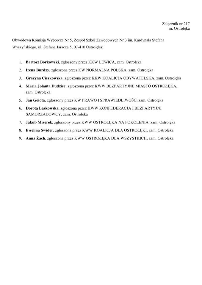 Obwodowe Komisje Wyborcze. Wybory samorządowe 2024 [18.03.2024] - zdjęcie #26 - eOstroleka.pl
