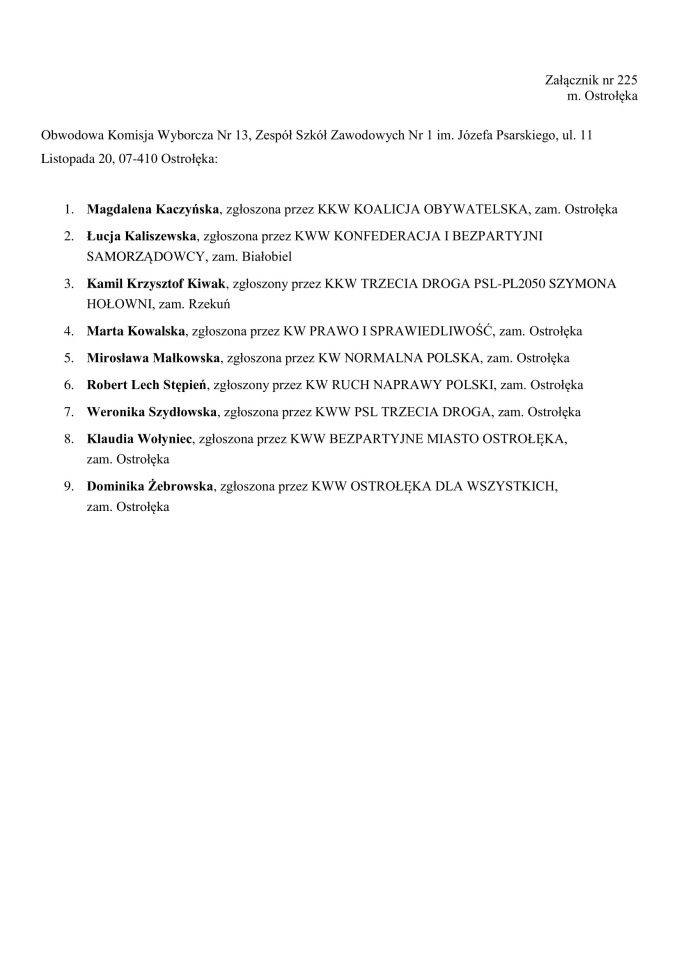 Obwodowe Komisje Wyborcze. Wybory samorządowe 2024 [18.03.2024] - zdjęcie #17 - eOstroleka.pl