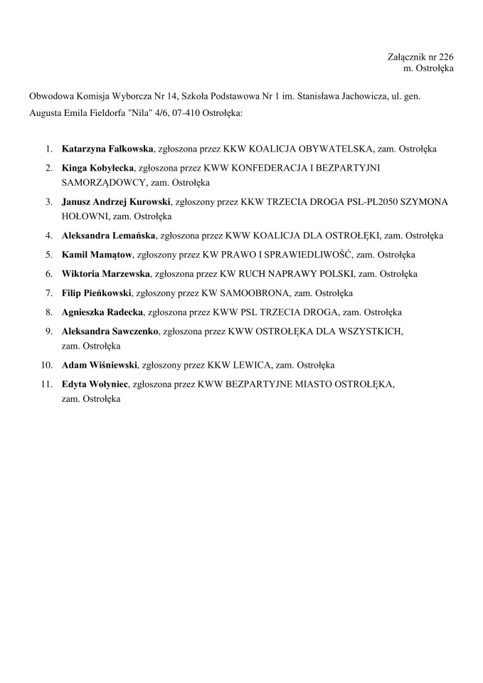 Obwodowe Komisje Wyborcze. Wybory samorządowe 2024 [18.03.2024] - zdjęcie #16 - eOstroleka.pl