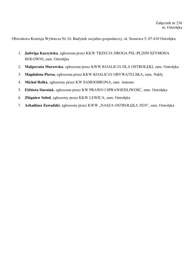 Obwodowe Komisje Wyborcze. Wybory samorządowe 2024 [18.03.2024] - zdjęcie #6 - eOstroleka.pl