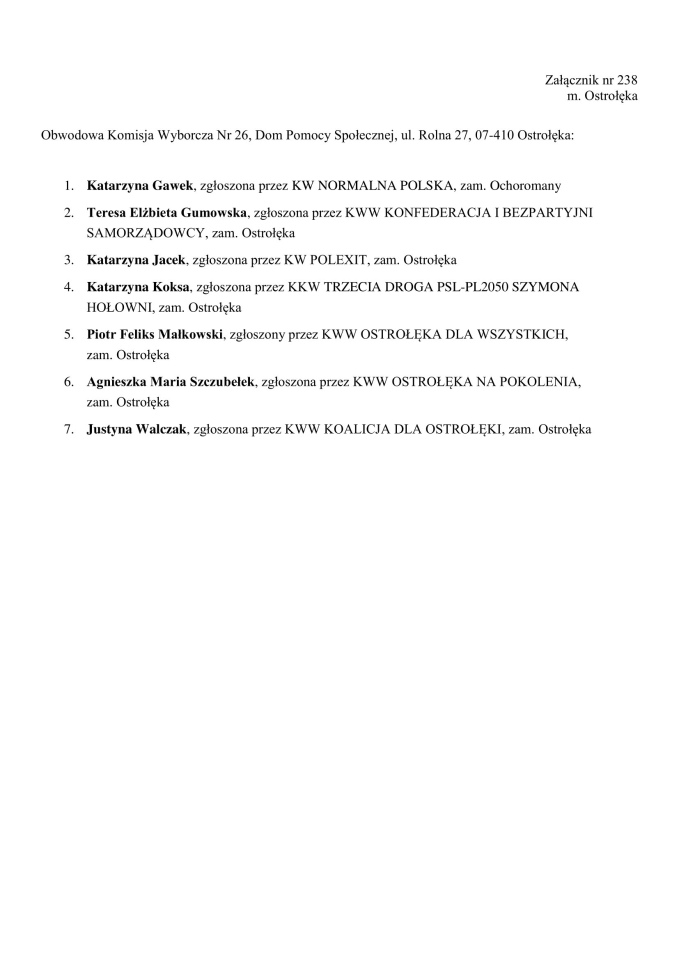 Obwodowe Komisje Wyborcze. Wybory samorządowe 2024 [18.03.2024] - zdjęcie #4 - eOstroleka.pl
