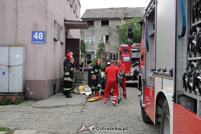 Kolejny pożar na Sienkiewicza (15.06.2011) - zdjęcie #12 - eOstroleka.pl