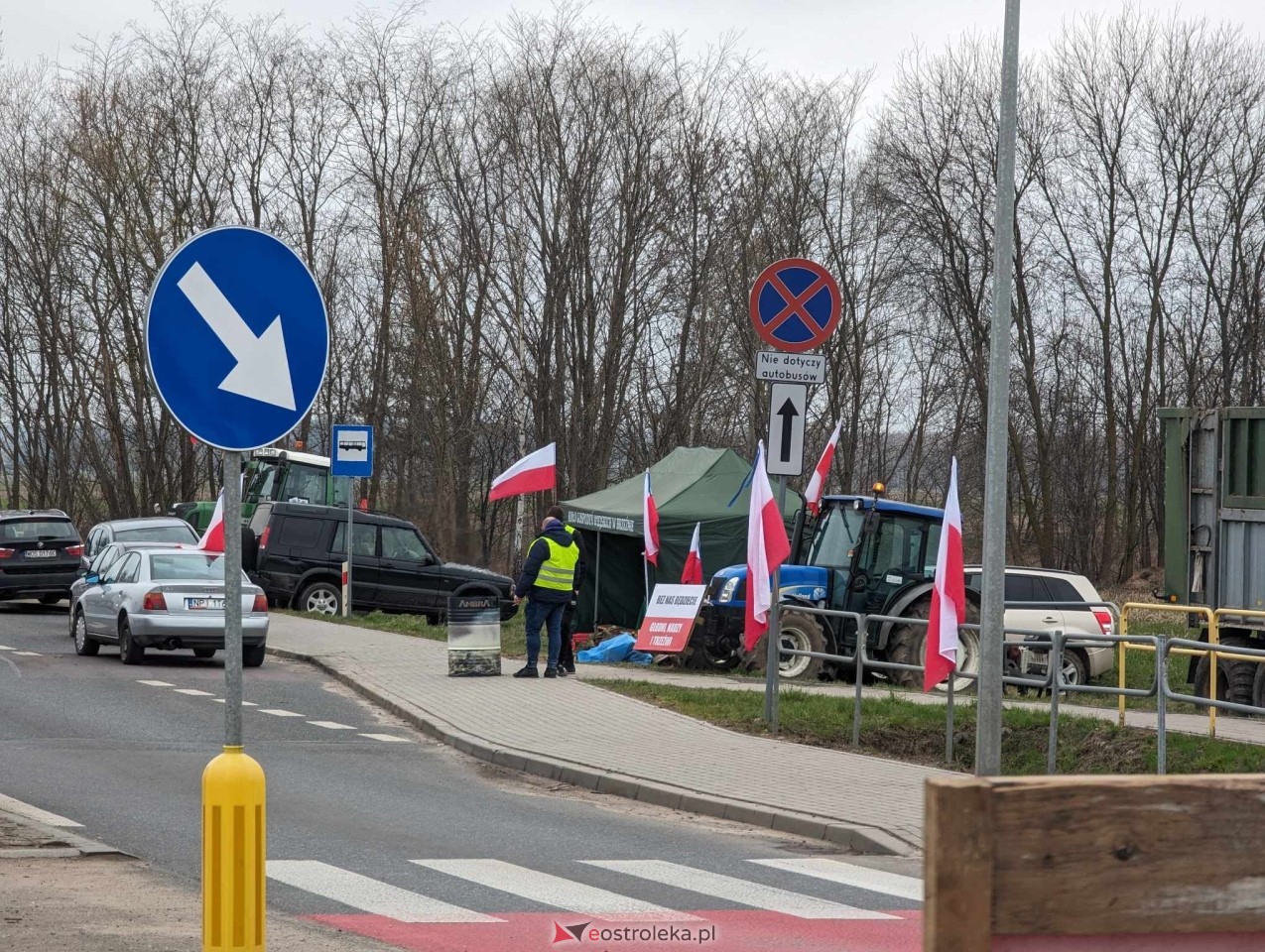Protest rolników [20.03.2024] - zdjęcie #246 - eOstroleka.pl