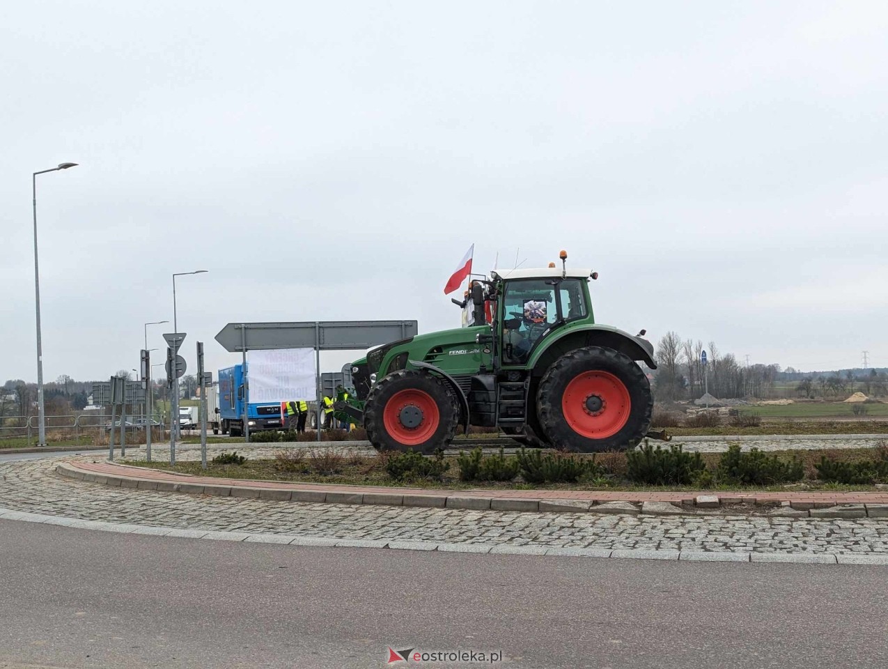 Protest rolników [20.03.2024] - zdjęcie #10 - eOstroleka.pl