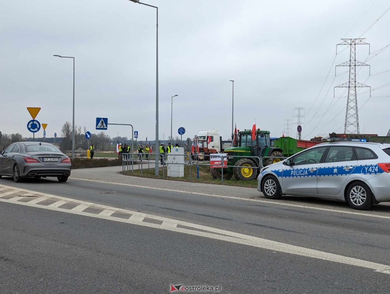 Protest rolników [20.03.2024] - zdjęcie #242 - eOstroleka.pl