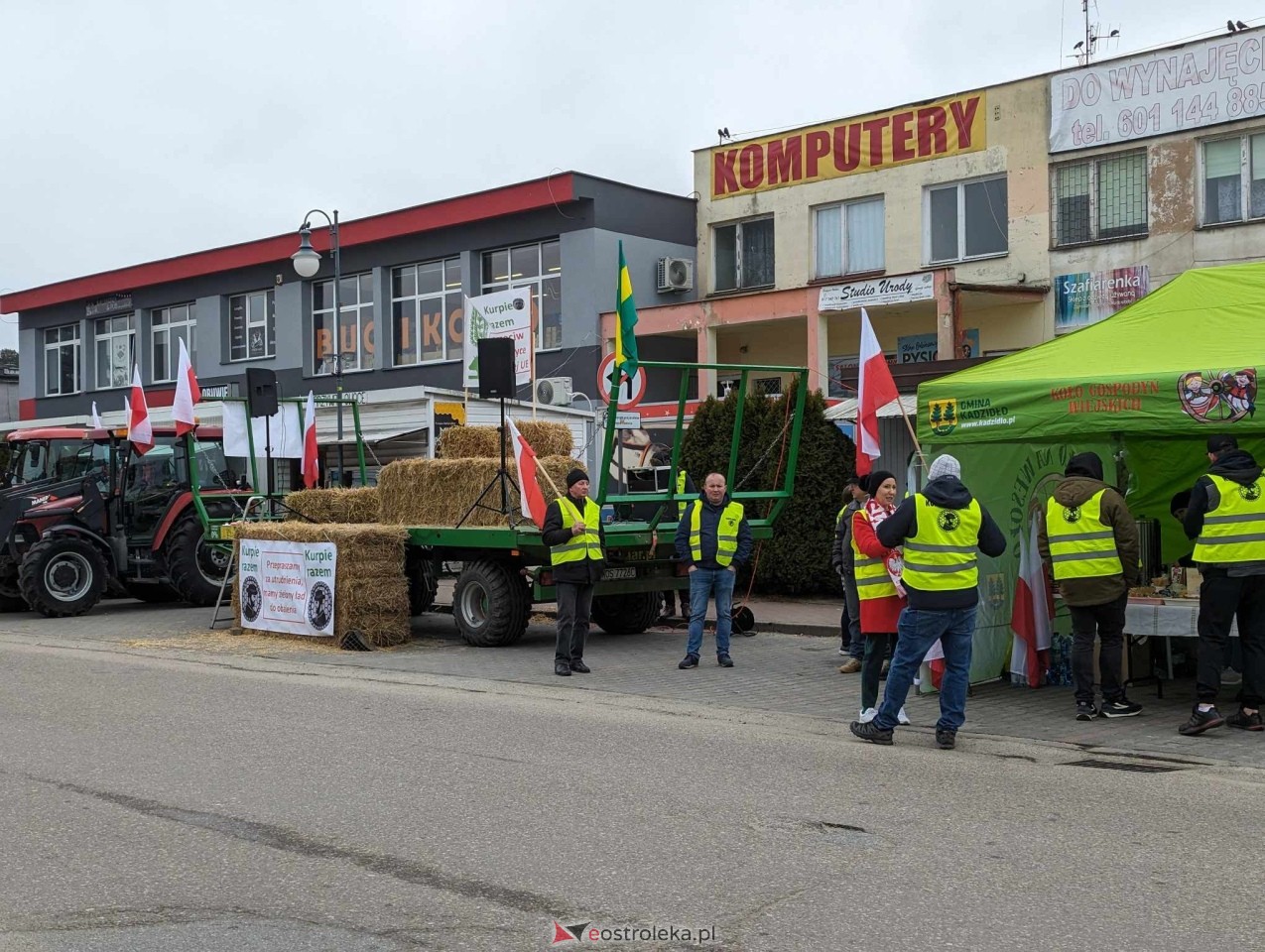 Protest rolników [20.03.2024] - zdjęcie #214 - eOstroleka.pl