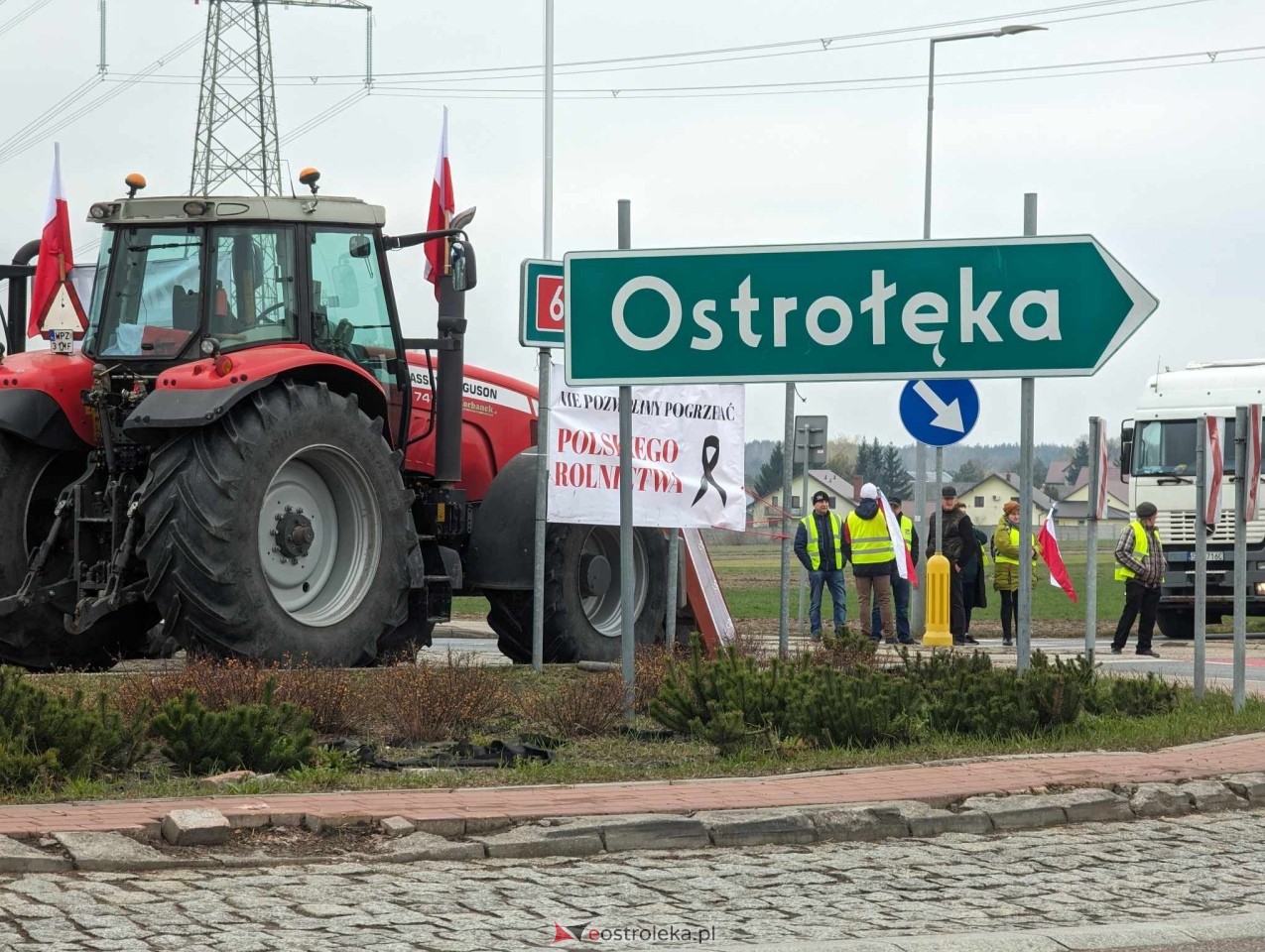 Protest rolników [20.03.2024] - zdjęcie #16 - eOstroleka.pl