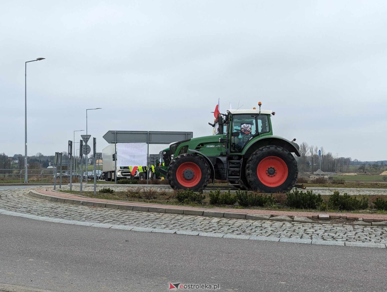 Protest rolników [20.03.2024] - zdjęcie #20 - eOstroleka.pl