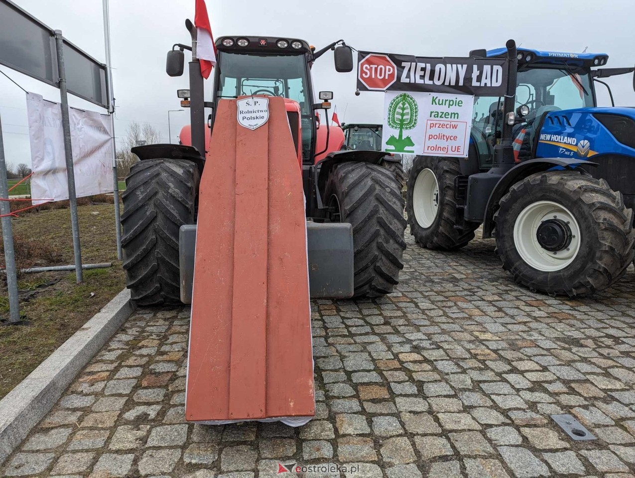 Protest rolników [20.03.2024] - zdjęcie #22 - eOstroleka.pl