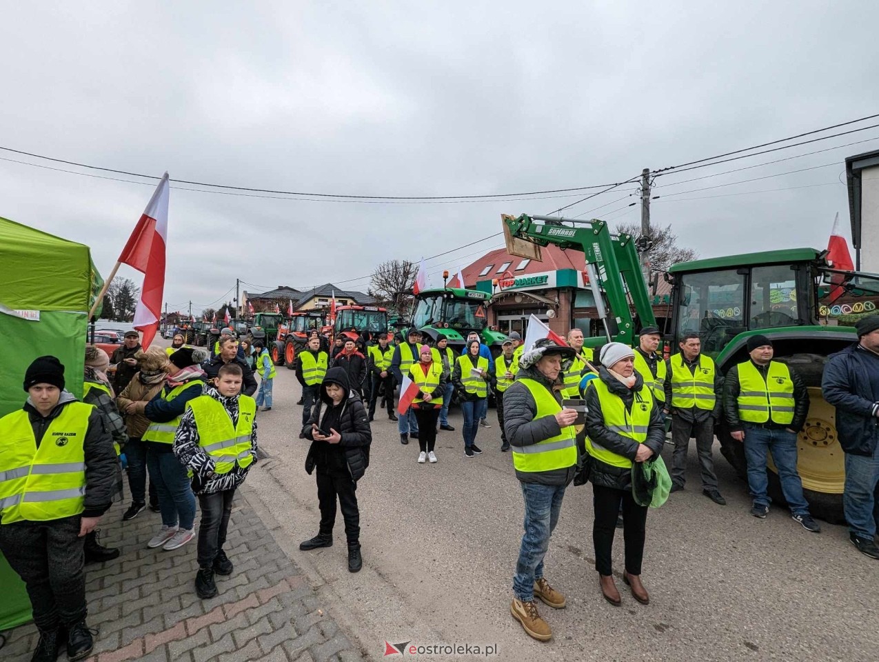 Protest rolników [20.03.2024] - zdjęcie #162 - eOstroleka.pl