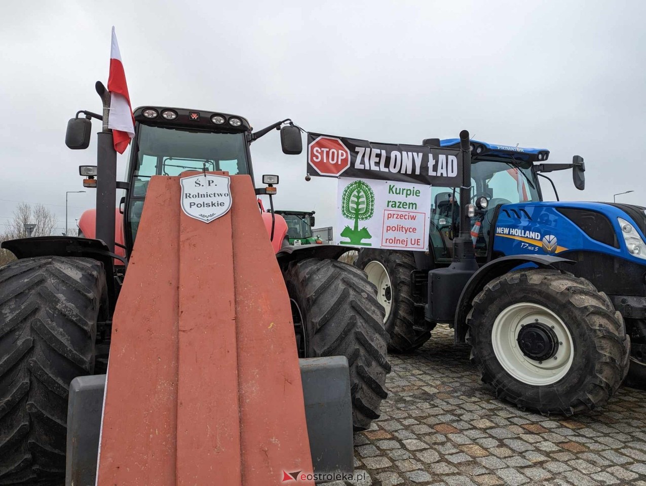 Protest rolników [20.03.2024] - zdjęcie #32 - eOstroleka.pl