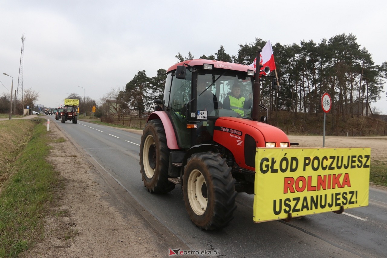 Protest rolników [20.03.2024] - zdjęcie #23 - eOstroleka.pl