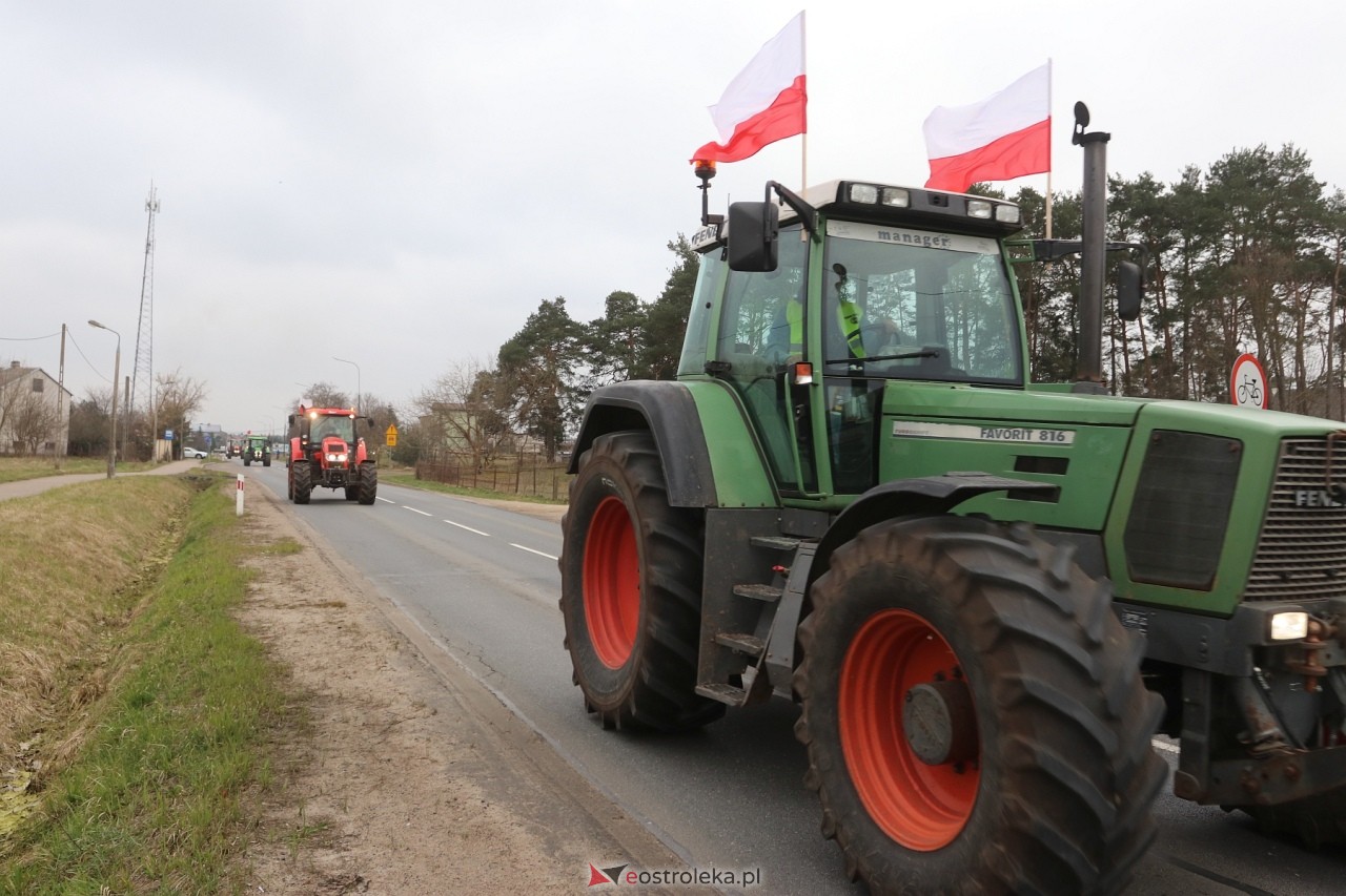Protest rolników [20.03.2024] - zdjęcie #3 - eOstroleka.pl