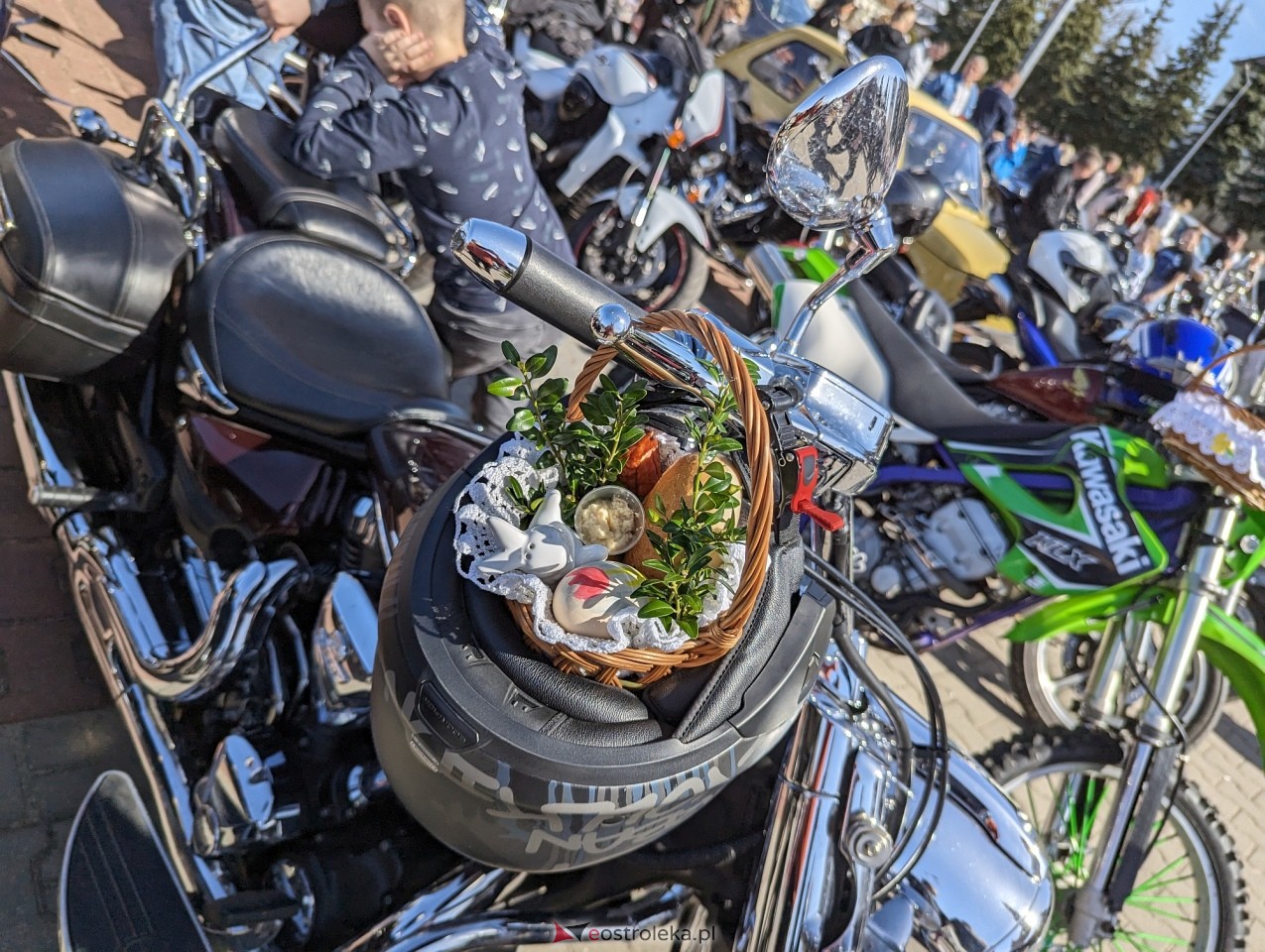Motoświęconka 2024 w Ostrołęce: błogosławieństwo na dwóch kółkach [30.03.2024] - zdjęcie #60 - eOstroleka.pl