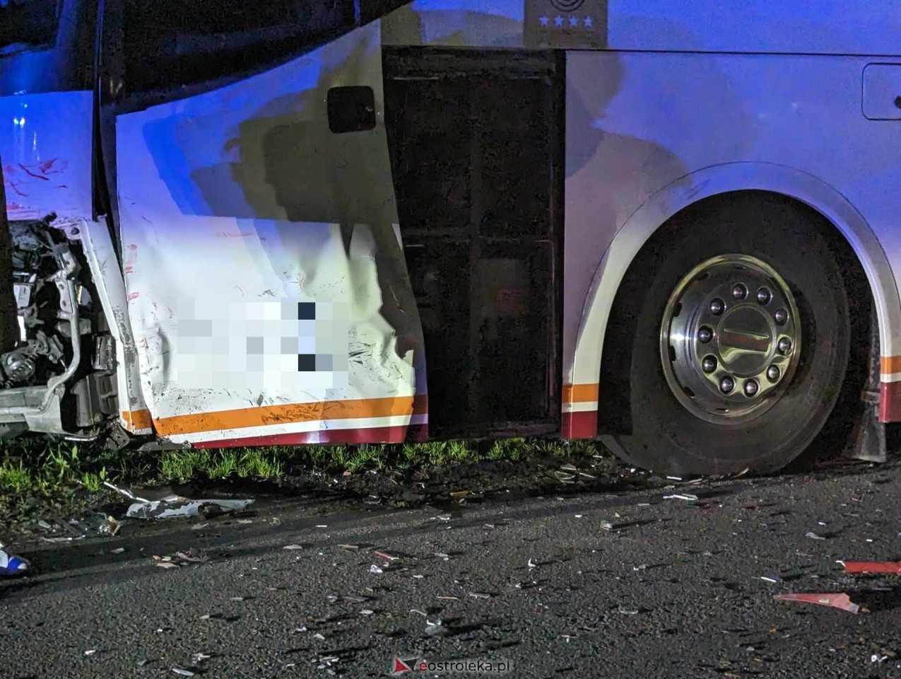 Kolizja na trasie Kadzidło-Jeglijowiec [20.04.2024] - zdjęcie #10 - eOstroleka.pl