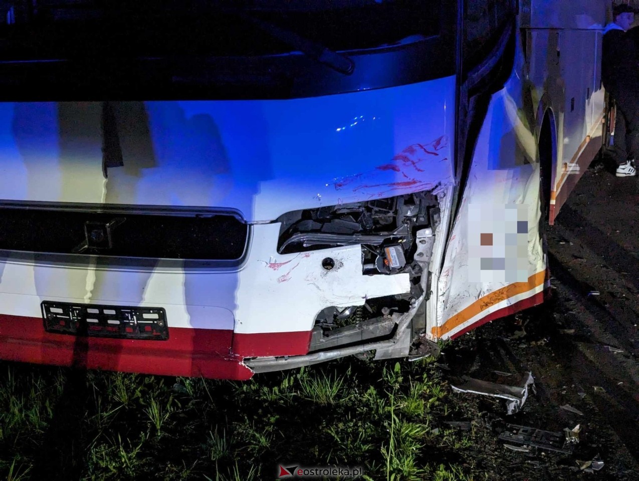 Kolizja na trasie Kadzidło-Jeglijowiec [20.04.2024] - zdjęcie #9 - eOstroleka.pl
