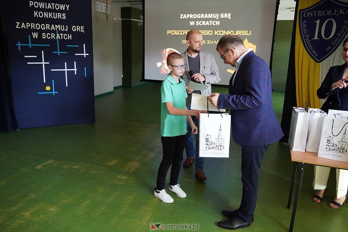 Powiatowy Konkurs “Zaprogramuj grę w Scratch” [30.04.2024] - zdjęcie #29 - eOstroleka.pl