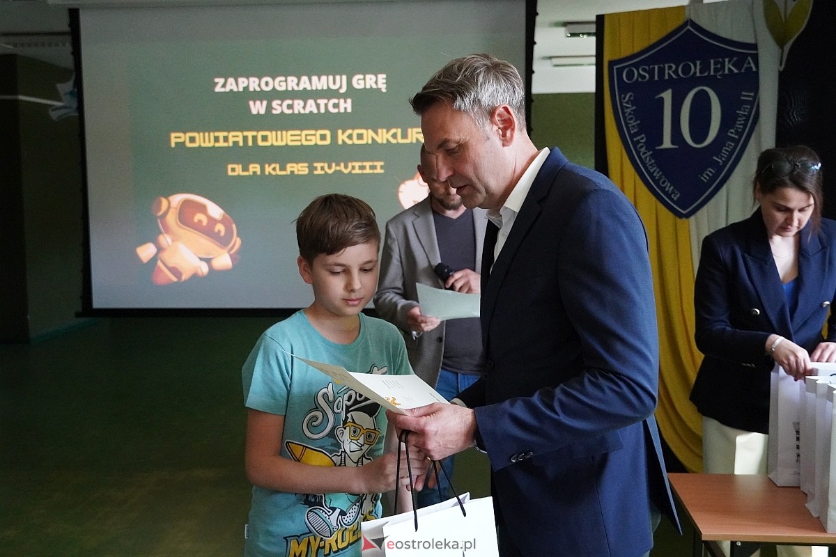 Powiatowy Konkurs “Zaprogramuj grę w Scratch” [30.04.2024] - zdjęcie #33 - eOstroleka.pl