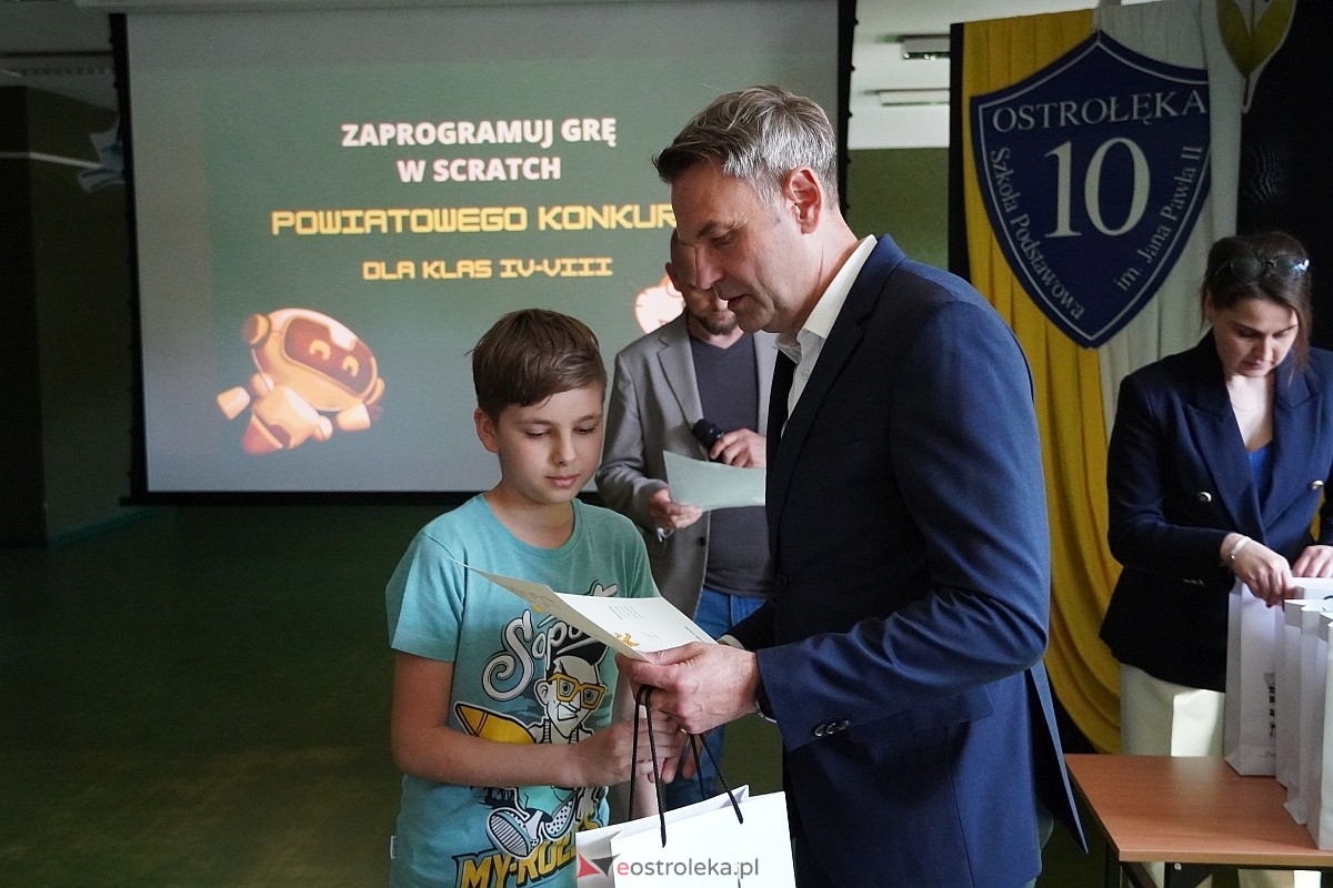 Powiatowy Konkurs “Zaprogramuj grę w Scratch” [30.04.2024] - zdjęcie #27 - eOstroleka.pl