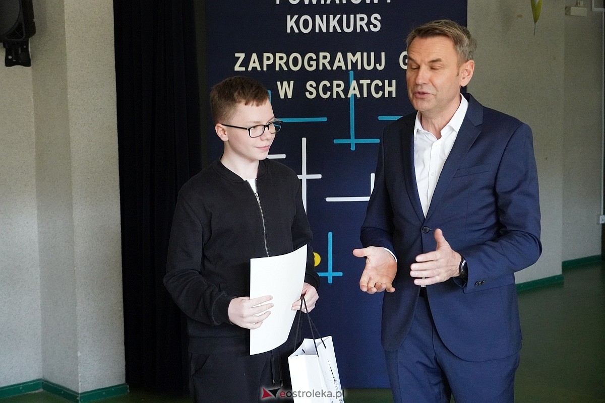 Powiatowy Konkurs “Zaprogramuj grę w Scratch” [30.04.2024] - zdjęcie #19 - eOstroleka.pl