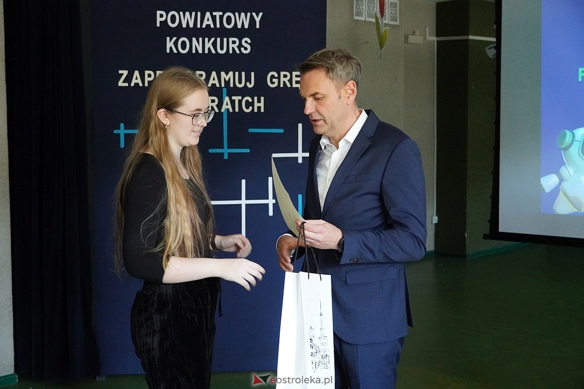 Powiatowy Konkurs “Zaprogramuj grę w Scratch” [30.04.2024] - zdjęcie #14 - eOstroleka.pl