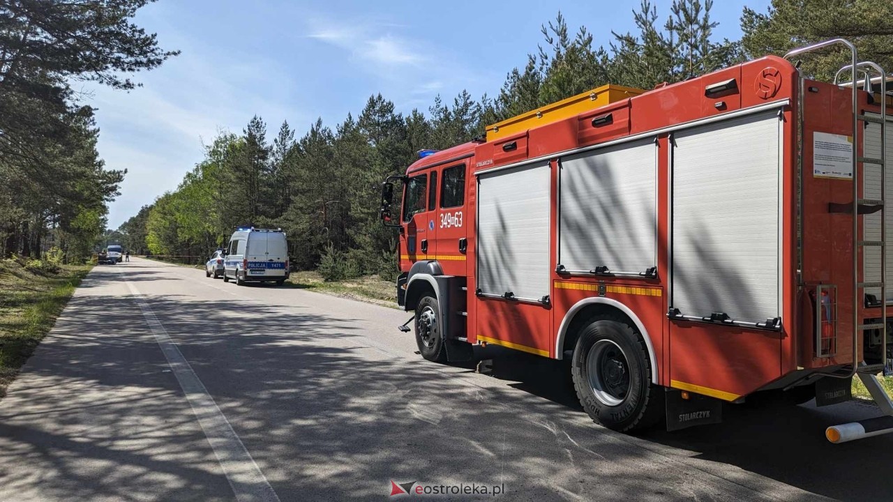 Wypadek w Olszynach w gm. Myszyniec [03.05.2024] - zdjęcie #1 - eOstroleka.pl