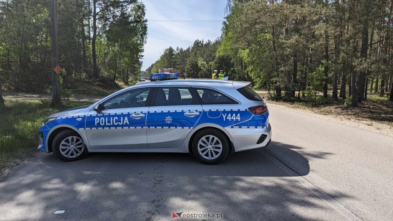 Wypadek w Olszynach w gm. Myszyniec [03.05.2024] - zdjęcie #18 - eOstroleka.pl