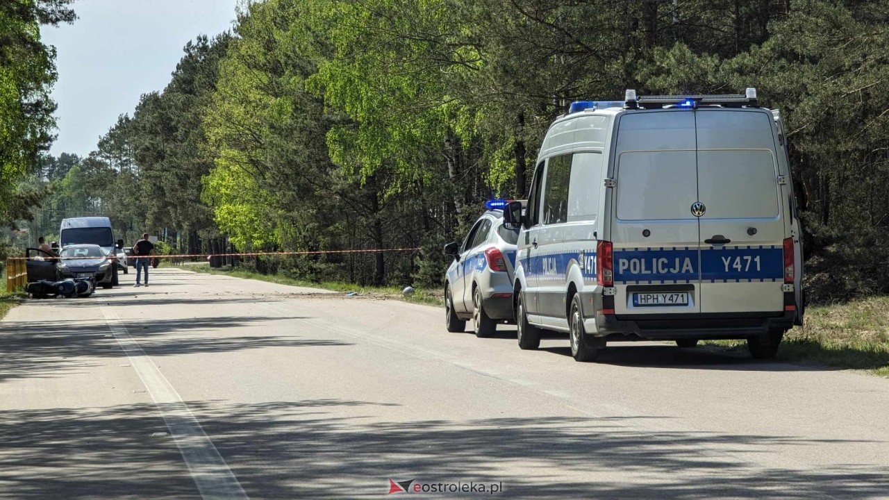 Wypadek w Olszynach w gm. Myszyniec [03.05.2024] - zdjęcie #8 - eOstroleka.pl