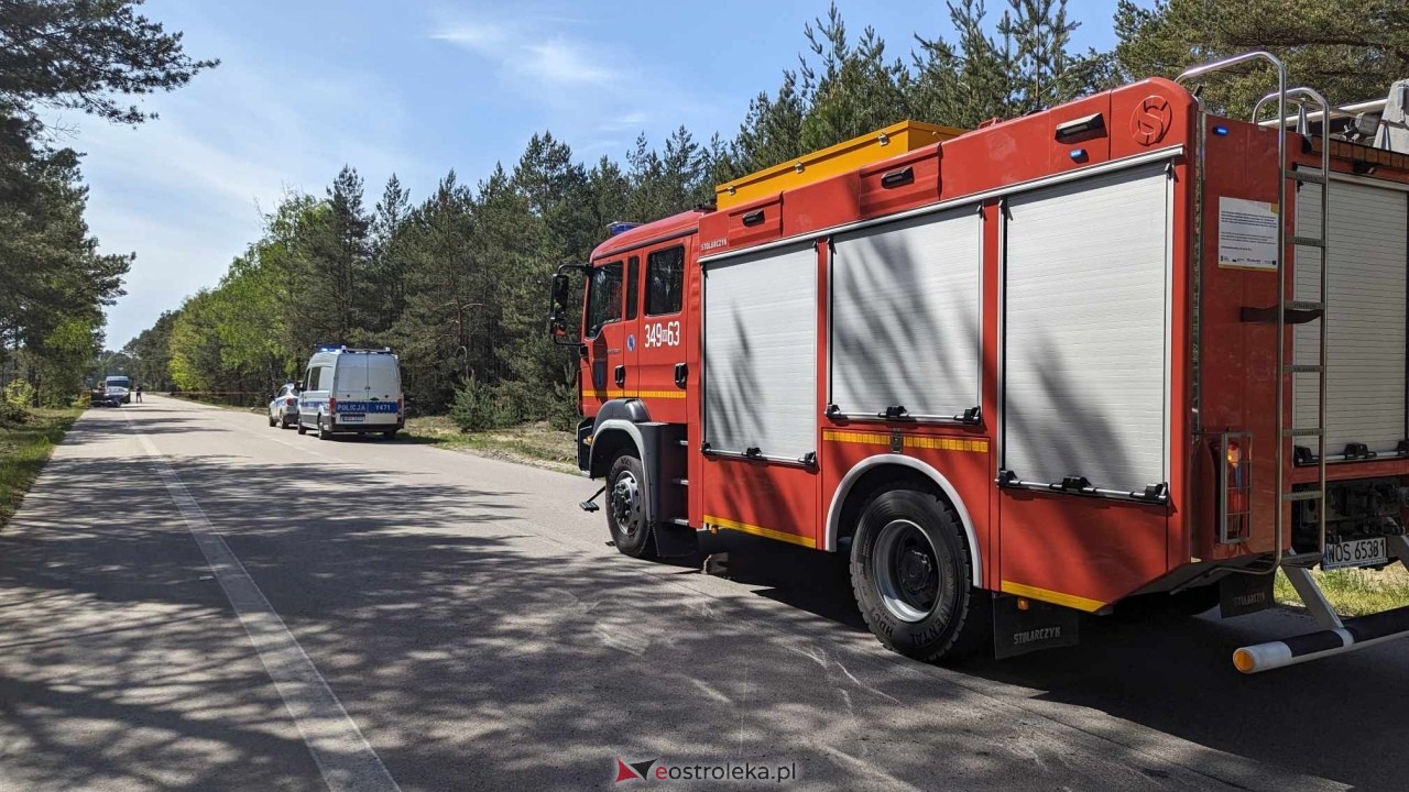 Wypadek w Olszynach w gm. Myszyniec [03.05.2024] - zdjęcie #12 - eOstroleka.pl