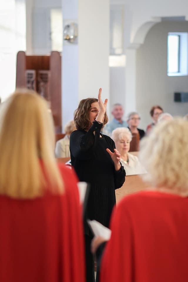 Koncert Ostrołęckiego Chóru Kameralnego Po nocnej rosie... [05.05.2024] - zdjęcie #12 - eOstroleka.pl