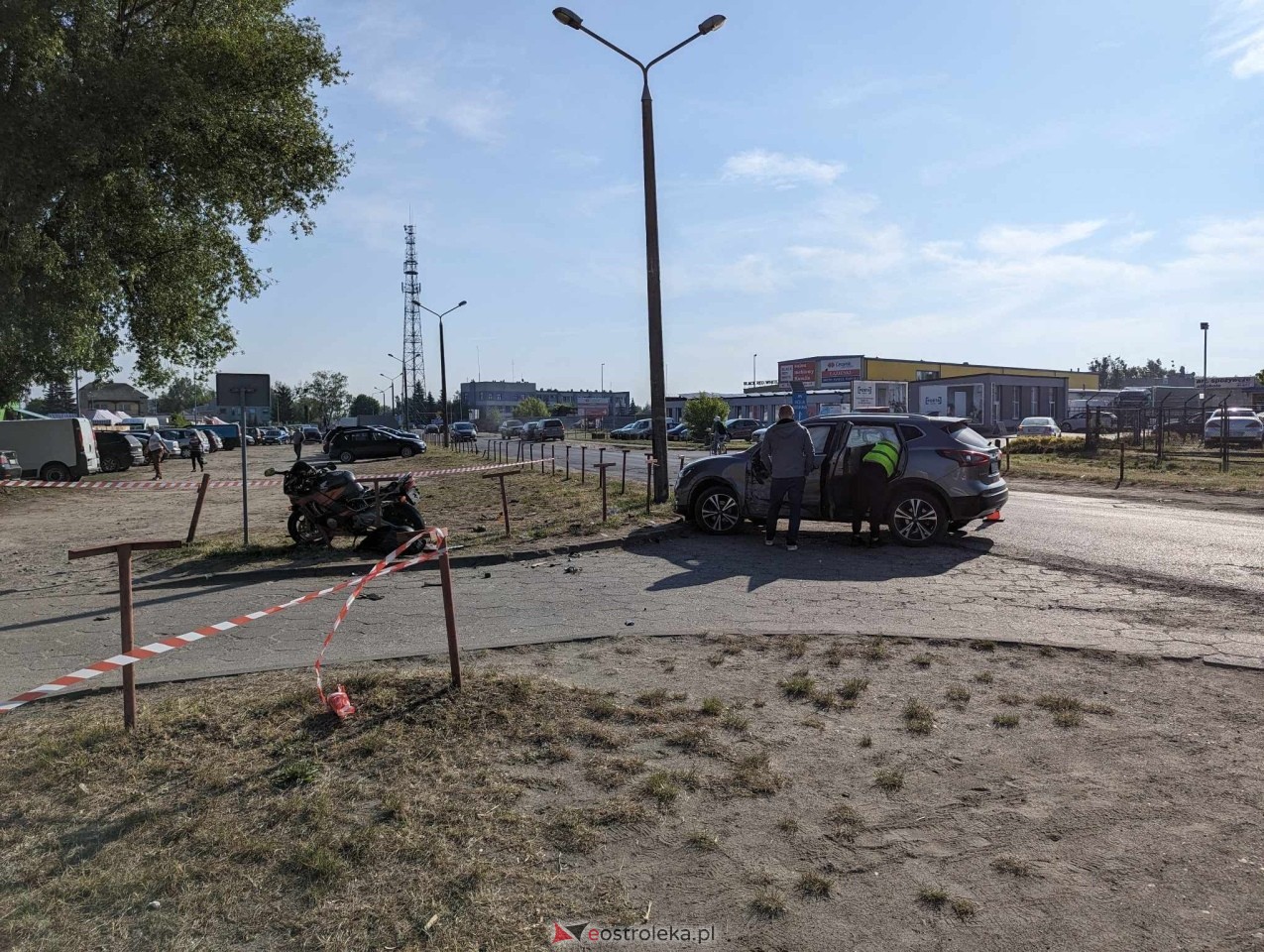 Wypadek na Zawadzkiego Zośki w Ostrołęce [21.05.2024] - zdjęcie #15 - eOstroleka.pl