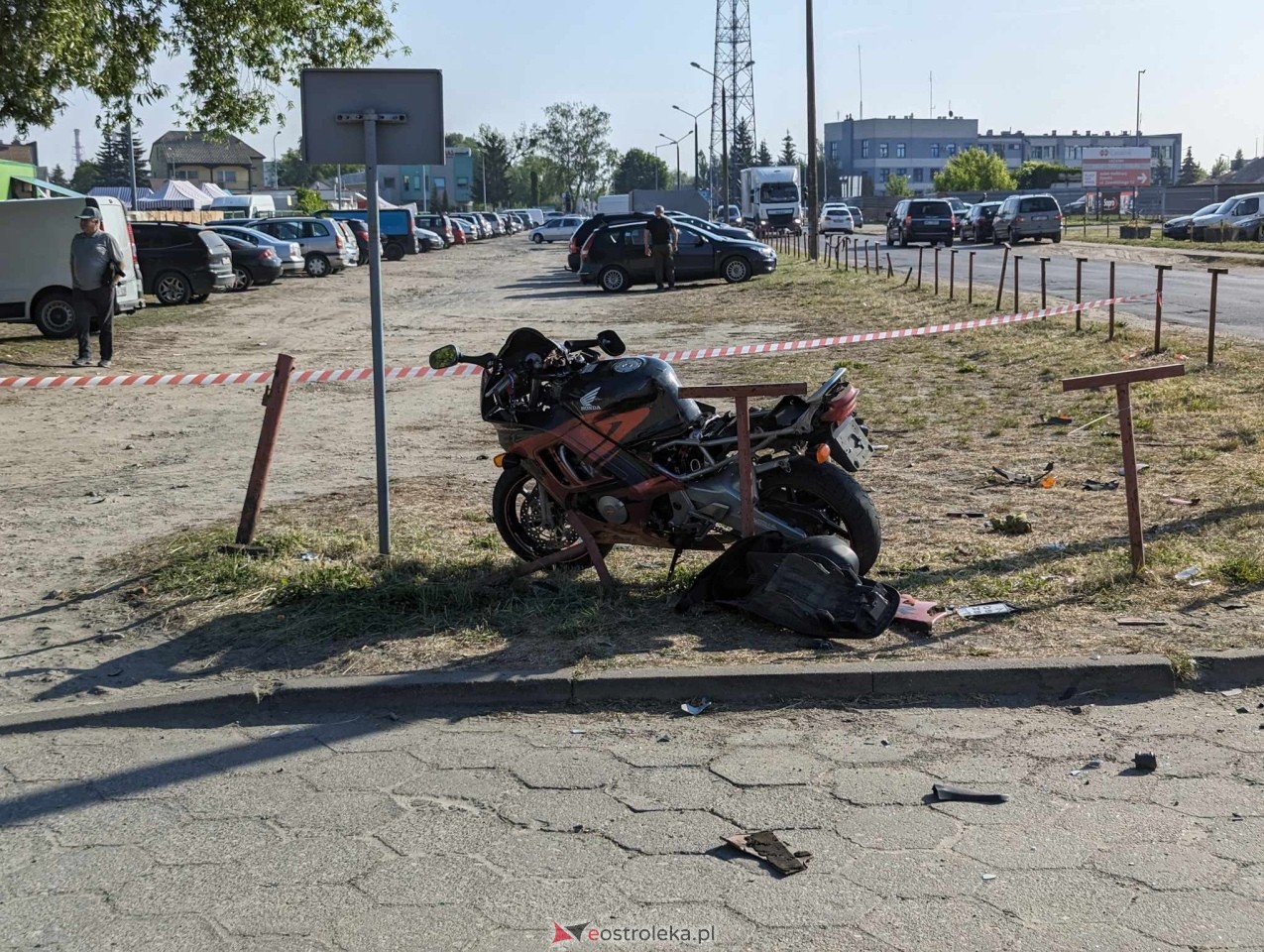 Wypadek na Zawadzkiego Zośki w Ostrołęce [21.05.2024] - zdjęcie #11 - eOstroleka.pl