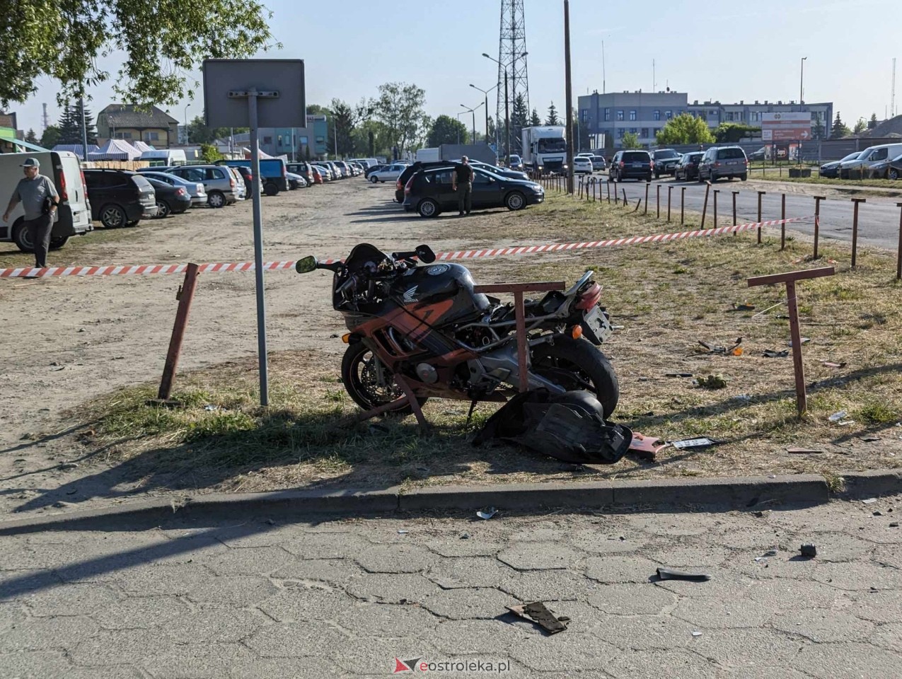Wypadek na Zawadzkiego Zośki w Ostrołęce [21.05.2024] - zdjęcie #9 - eOstroleka.pl