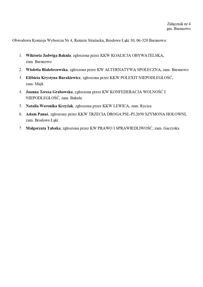 Obwodowe Komisje Wyborcze. Wybory europejskie 2024 [21.05.2024] - zdjęcie #238 - eOstroleka.pl