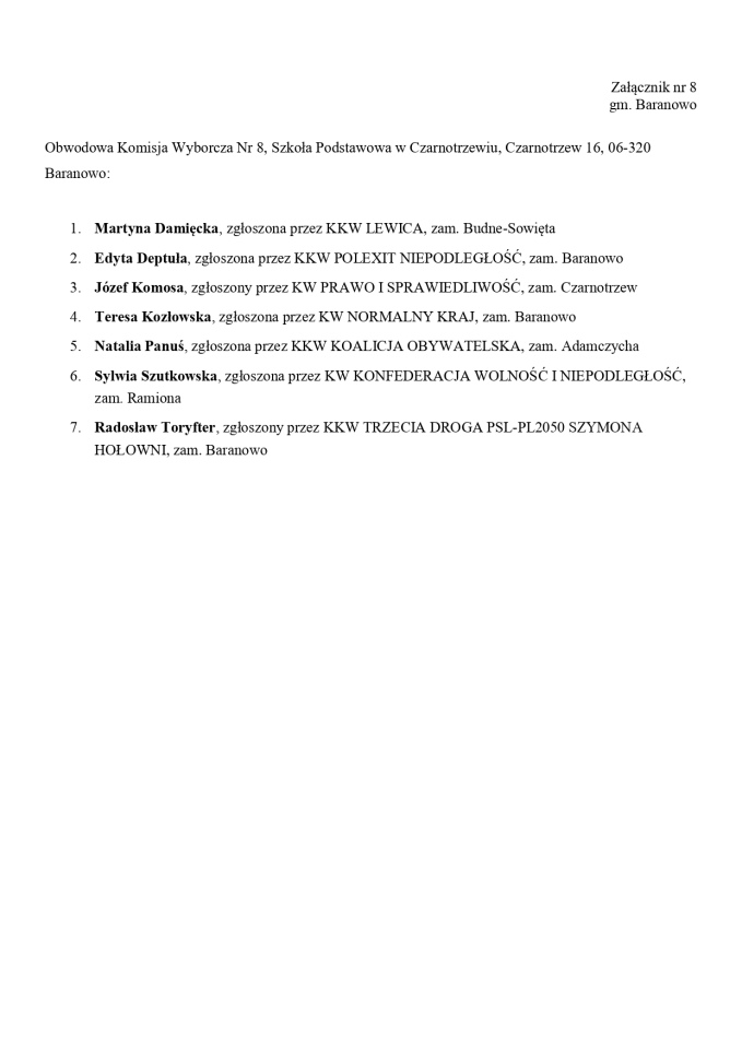 Obwodowe Komisje Wyborcze. Wybory europejskie 2024 [21.05.2024] - zdjęcie #234 - eOstroleka.pl