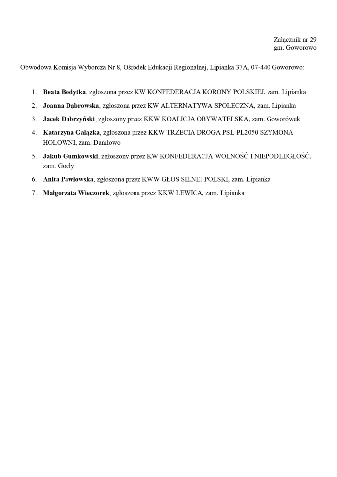Obwodowe Komisje Wyborcze. Wybory europejskie 2024 [21.05.2024] - zdjęcie #208 - eOstroleka.pl