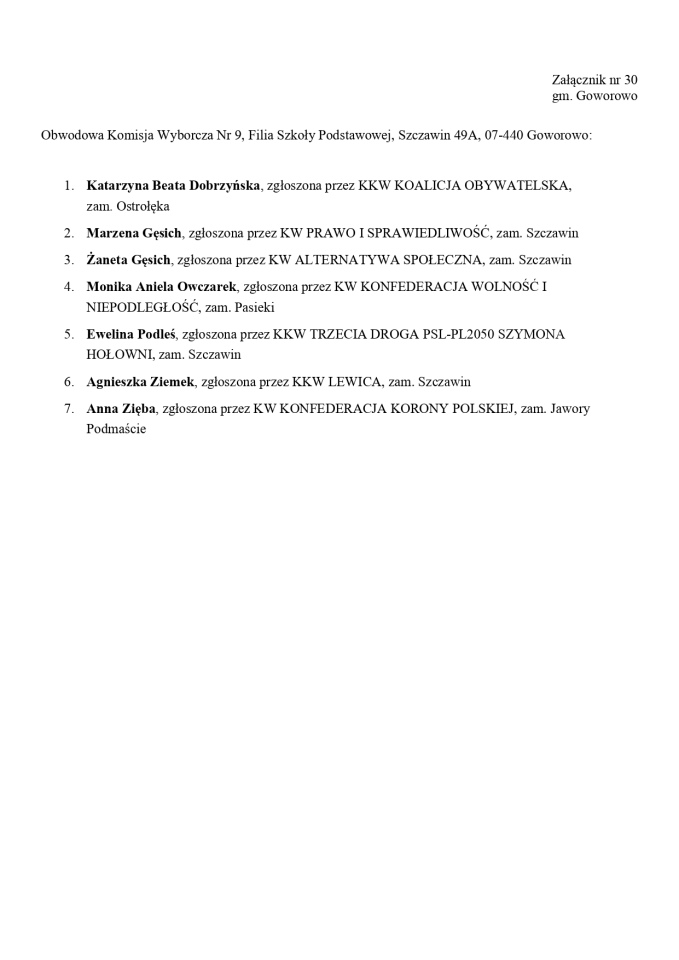 Obwodowe Komisje Wyborcze. Wybory europejskie 2024 [21.05.2024] - zdjęcie #206 - eOstroleka.pl