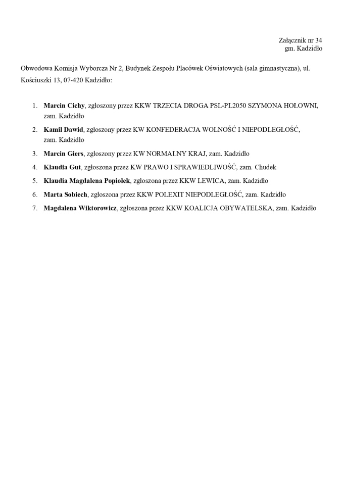 Obwodowe Komisje Wyborcze. Wybory europejskie 2024 [21.05.2024] - zdjęcie #198 - eOstroleka.pl
