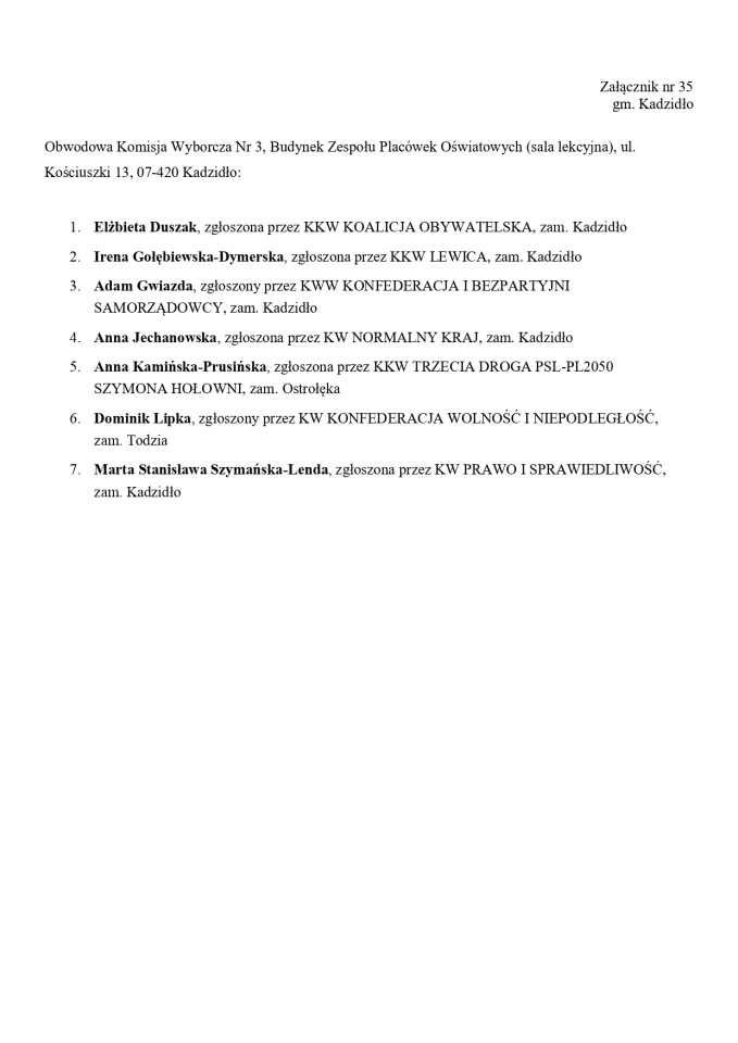 Obwodowe Komisje Wyborcze. Wybory europejskie 2024 [21.05.2024] - zdjęcie #196 - eOstroleka.pl