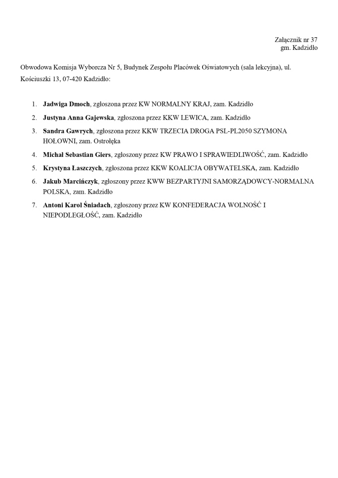 Obwodowe Komisje Wyborcze. Wybory europejskie 2024 [21.05.2024] - zdjęcie #192 - eOstroleka.pl